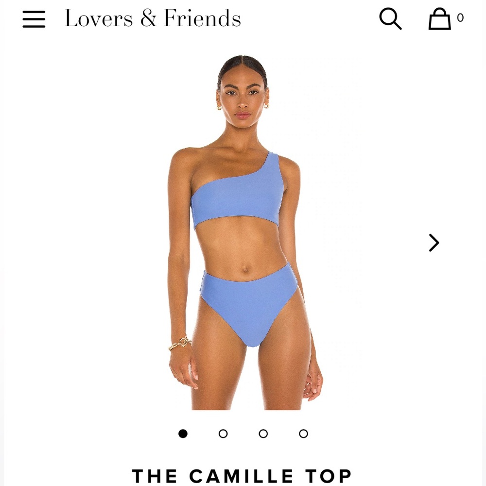 Blue Lovers & Friends Camille bikini, size medium